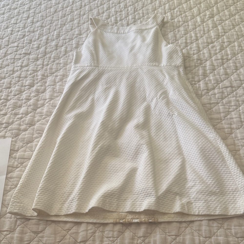 Lilly Pulitzer White Dress with Gold Accents - Picture 3 of 5